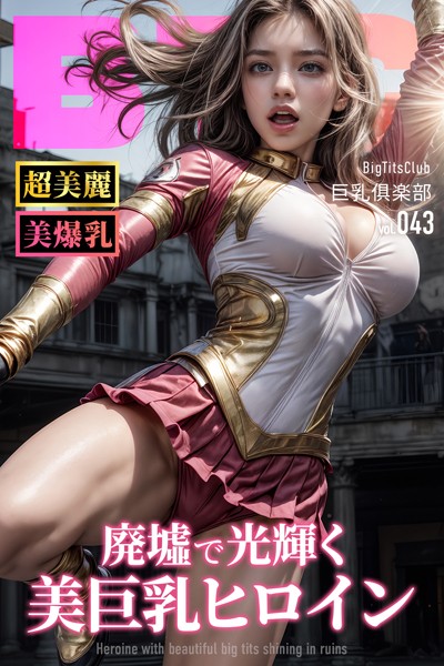 廃墟で光り輝く戦隊ヒロイン【BigTitsClub】【vol.043】|BTCブックス-写真集