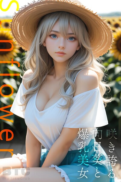Sunflower 咲き誇る向日葵と爆乳美女【BigTitsClub】【vol.080】|BTCブックス-写真集