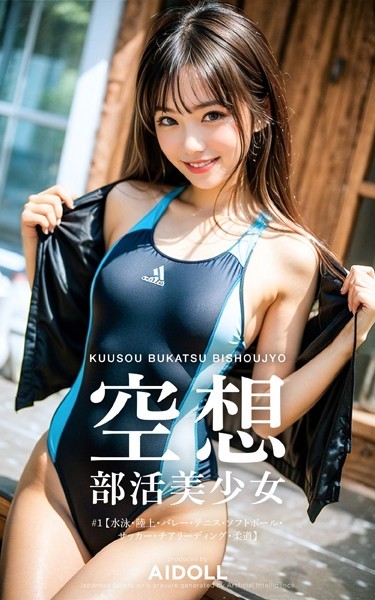 空想部活美少女 ＃1 【水泳・陸上・バレー・テニス・ソフトボール・サッカー・チアリーディング・柔道】|—–写真集