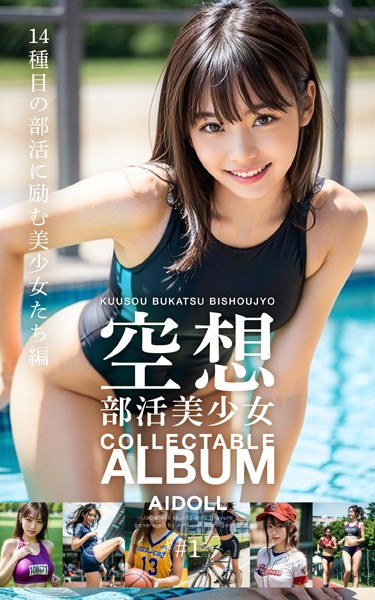 空想部活美少女 COLLECTABLE ALBUM ＃1 14種目の部活に励む美少女たち編|—–写真集