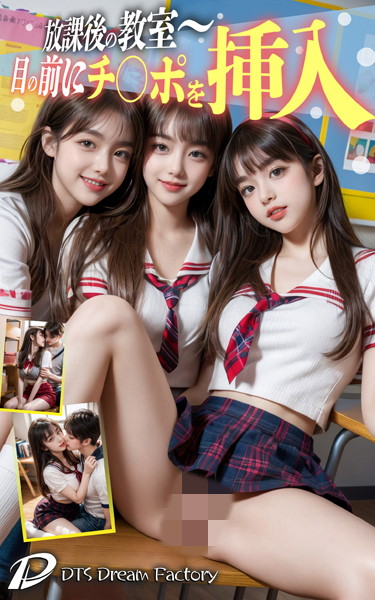 放課後の教室〜目の前にチ○ポを挿入|DTS dream factory-写真集