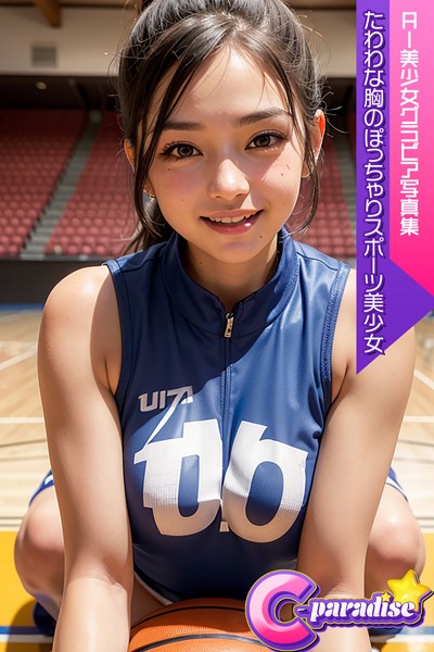 C-Paradise たわわな胸のぽっちゃりスポーツ美少女 AI美少女グラビア写真集|C-Paradise-写真集