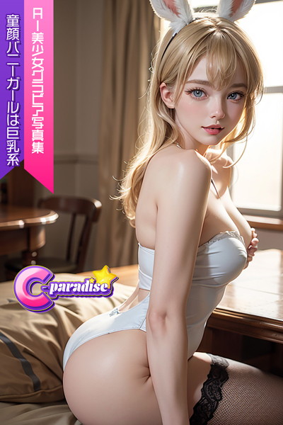 C-Paradise 童顔バニーガールは巨乳系 AI美少女グラビア写真集|C-Paradise-写真集