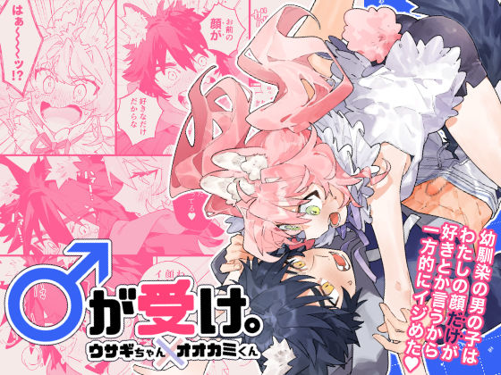 |♂が受け。ウサギちゃん×オオカミくん❤ネコミミ・獣系【pink carrot】