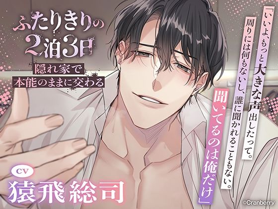 |〈共通特典トラック付き〉【隠れ家で本能のままに交わる】ふたりきりの2泊3日《出演:猿飛総司》❤クンニ【Cranberry】