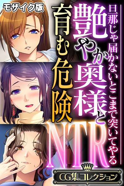 大人のSEXY絵本|艶やか奥様と育む危険NTR 〜旦那じゃ届かないとこまで突いてやる〜【CG集コレクション】 モザイク版❤フルカラー【】
