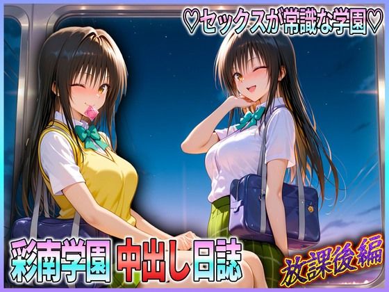 【彩南学園の中出し日誌 放課後編 古〇川唯】辱め❤ぶっかけヒロインズ