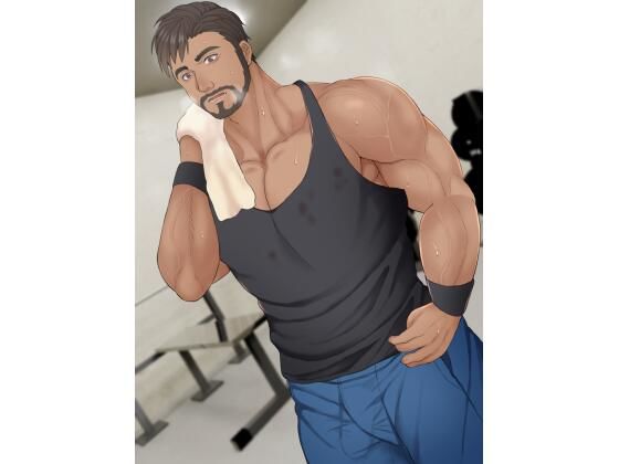 |ジム終わりのガチムチ親父とシャワールームでSEX❤動画・アニメーション【BE@K】