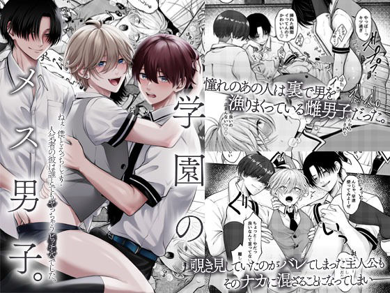 |学園のメス男子。ねぇ僕とえっちしよ？人気者の彼は誰とでもヤっちゃうビッチ穴でした。❤学園もの【OL】