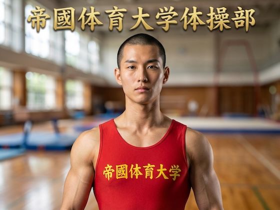 |帝國体育大学体操部❤筋肉【剛毛ブラシ】