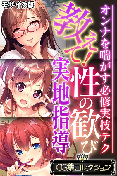 【教えて！性の歓び実地指導 〜オンナを喘がす必修実技テク〜【CG集コレクション】 モザイク版】フルカラー❤大人のSEXY絵本