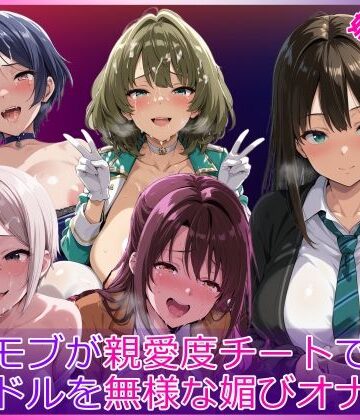 HUMILI AI【モブが親愛度チートでアイドルを無様な媚びオナホ化】辱め❤
