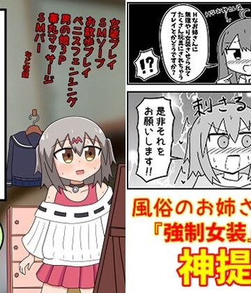 もぎた屋【童貞が風俗に行って無理やり女装させられるイメージプレイをする話 まとめ本Vol.5】ギャグ・コメディ❤