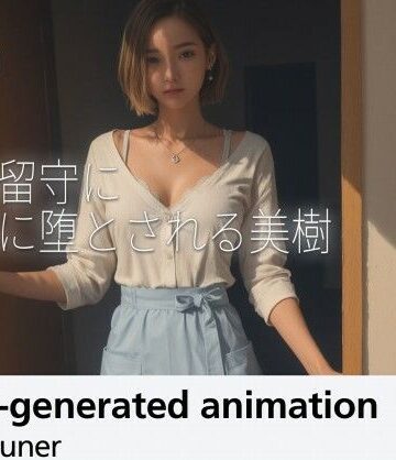 AItuner【【4分】夫の留守に隣人に堕とされる美樹 ―― 家事着から徐々に剥がされ、中出しされイカされる不倫の午後】動画・アニメーション❤