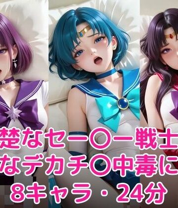 甘夢カフェ【清楚なセー〇ー戦士を淫乱なデカチ〇中毒にする】制服❤