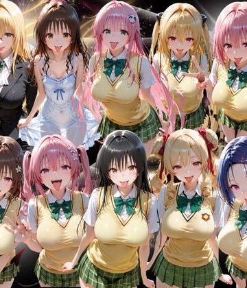 もちもちさん【ToLOVEるヒロインの凄テク我慢できたら中出しSEX】変身ヒロイン❤