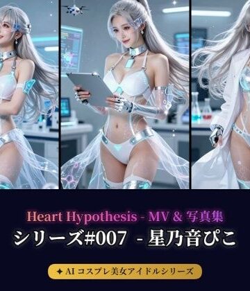 beauty4ever【【AIコスプレ美女アイドルシリーズ ＃007】 ー 星乃音ぴこ MV ＆ 写真集 ー Heart Hypothesis】イラスト・CG集❤
