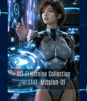 ken ken books【Sci-Fi Heroine Collection MISAKI Mission 01】イラスト・CG集❤