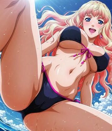 女神のいらっしゃる場所【真夏の物語〜銀河の妖精シェリル・〇ーム、海でイチャラブ編〜】水着❤