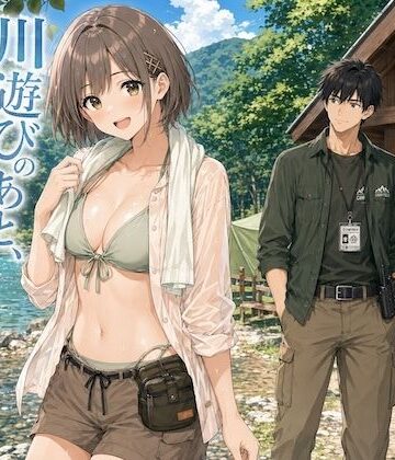 LUME【川遊びのあと、管理人さんと。】巨乳❤