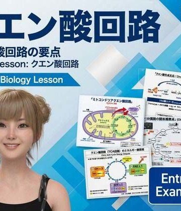 Libido-Labo【【▲20】一ノ瀬廻里 大学に進学し強豪予備校『DOPUX（ドピュックス』で生物I，IIを教える名物講師に！（Vol.022:クエン酸回路）】動画・アニメーション❤
