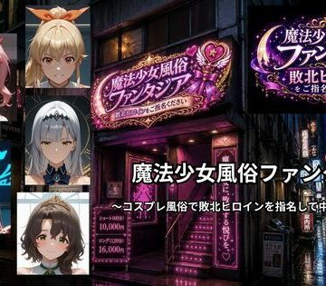 ごぶ太の仲良しチャンネル【魔法少女風俗ファンタジア 〜コスプレ風俗で敗北ヒロインを指名して中出しするまで〜】ファンタジー❤