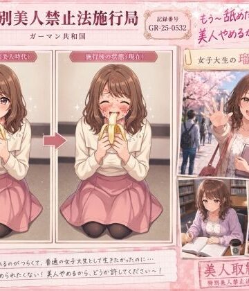 特別美人禁止法施行局【【特別美人禁止法施行局】もう〜フェラチオなんてしたくない〜！バキュームフェラチオによるプレイ【女子大生・吉岡瑠奈（20歳）】】ギャル❤