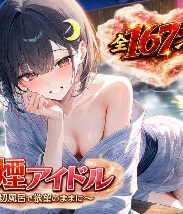 月見夜しずく【湯煙アイドル〜貸切風呂で欲望のままに〜】野外・露出❤