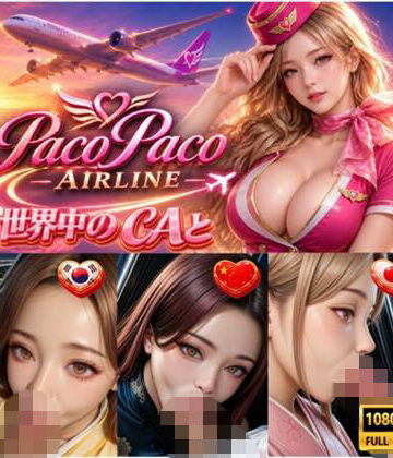 A.I.Silicon【世界中のCAと空でプレイ〜 フルボイス28分動画 Paco Paco Airline 日本・韓国・中国 路線〜】音声付き❤