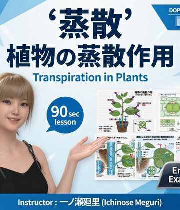 Libido-Labo【【▲20】一ノ瀬廻里 大学に進学し強豪予備校『DOPUX（ドピュックス』で生物I，IIを教える名物講師に！（Vol.027:蒸散）】3DCG❤