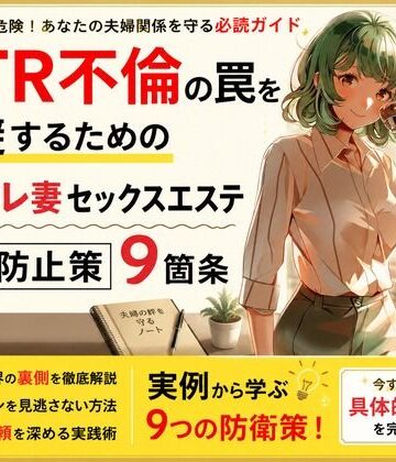 ワクドキ【NTR不倫の罠を回避するためのネトラレ妻セックスエステ未然防止策9箇条】ファンタジー❤
