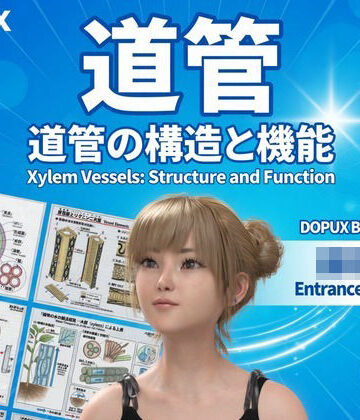 Libido-Labo【【▲20】一ノ瀬廻里 大学に進学し強豪予備校『DOPUX（ドピュックス』で生物I，IIを教える名物講師に！（Vol.029:道管）】3DCG❤