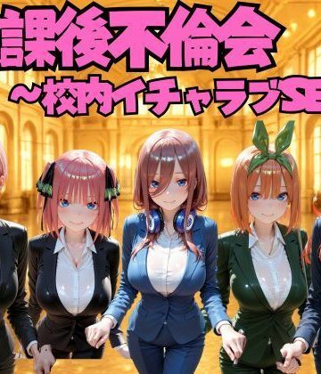 けこぽる【放課後不倫会 〜校内イチャラブSEX〜 五等分の◯嫁編】巨乳❤