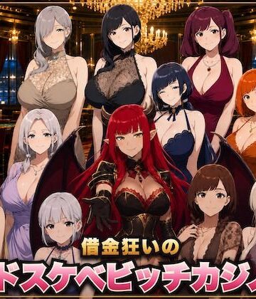 ワクワク工房【借金狂いのドスケベビッチカジノ 稼いだ金でビッチとヤれ！】音声付き❤