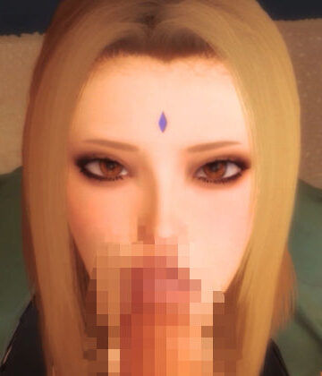 BlackBox【綱手のコスプレでフェラしてくれる彼女】3DCG❤