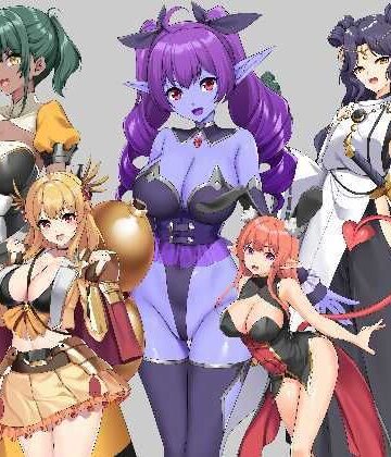 ジークンソフト【萌えキャラ着せ替え_107】ファンタジー❤