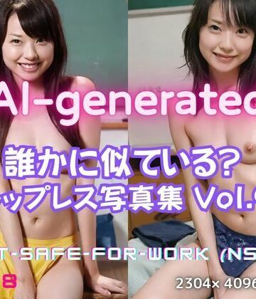 美伝プロジェクト【【AI実写】誰かに似ている？ トップレスの美女たち【実写風AIトップレスグラビア】Vol.9】イラスト・CG集❤