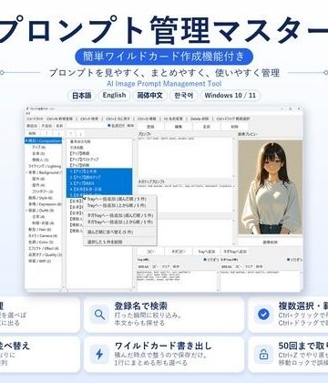 豆まき【★プロンプト管理マスター ★ 簡単ワイルドカード作成機能付き v1.1】アクセサリー❤