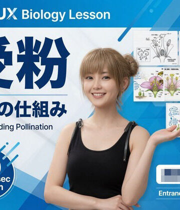 Libido-Labo【【▲20】一ノ瀬廻里 大学に進学し強豪予備校『DOPUX（ドピュックス』で生物I，IIを教える名物講師に！（Vol.034:受粉）】3DCG❤